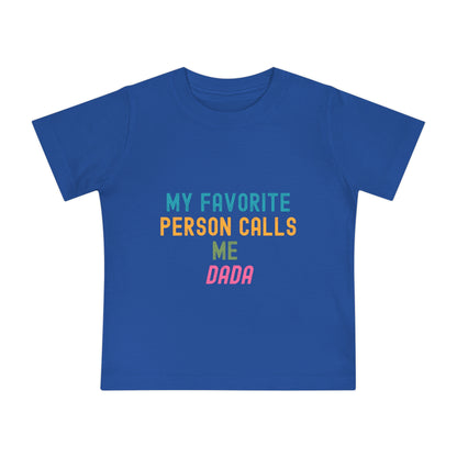 Baby Short Sleeve T-Shirt- "Dada"