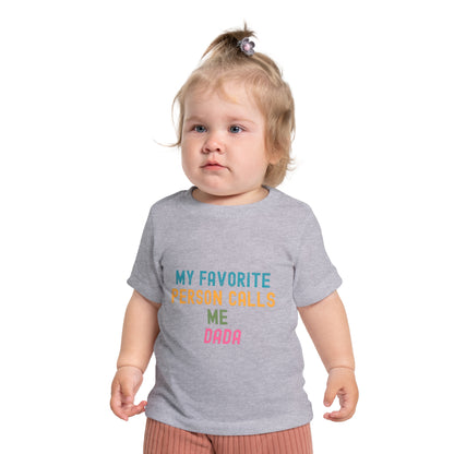 Baby Short Sleeve T-Shirt- "Dada"