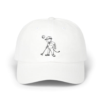 Golfing Classic Woods Cap - Stylish White Hat for Golf Lovers
