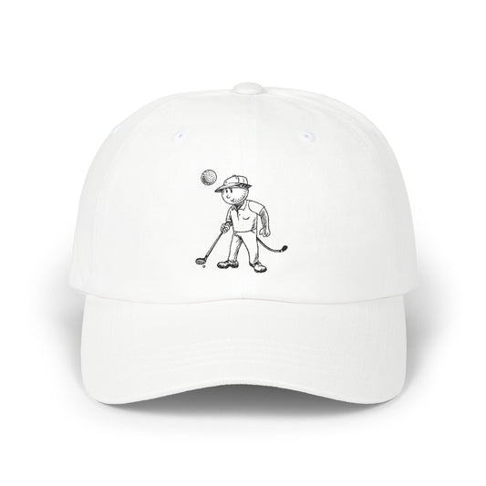Golfing Classic Woods Cap - Stylish White Hat for Golf Lovers