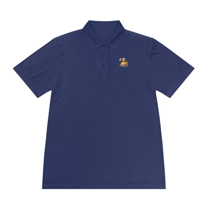 Men's Sport Polo Shirt with "Fun Duck" - Perfect for Outdoor Activities, Golf, and Casual Events