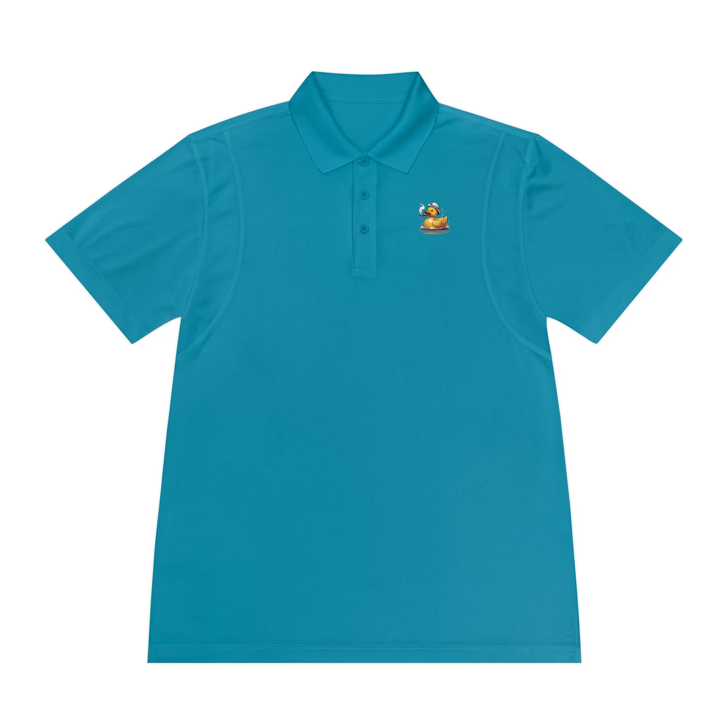 Men's Sport Polo Shirt with "Fun Duck" - Perfect for Outdoor Activities, Golf, and Casual Events