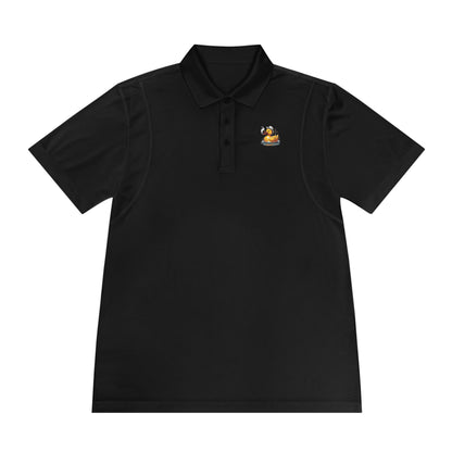 Men's Sport Polo Shirt with "Fun Duck" - Perfect for Outdoor Activities, Golf, and Casual Events