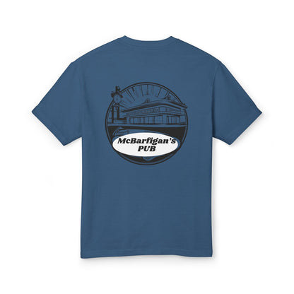 McBarfigan's Pub Heavyweight Cotton Tee - Unisex Vintage Style T-Shirt