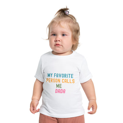 Baby Short Sleeve T-Shirt- "Dada"