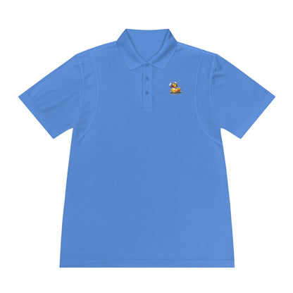 Men's Sport Polo Shirt with "Fun Duck" - Perfect for Outdoor Activities, Golf, and Casual Events